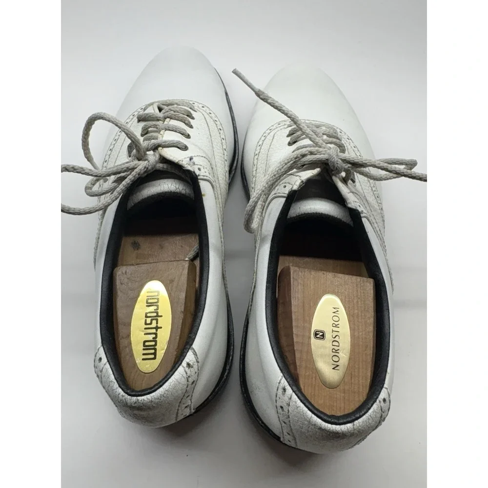 Callaway CG Sport Comfort Saddle Golf Shoe Men 9 White/Black M210-01